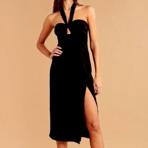 Abercrombie & Fitch Knot Midi Dress